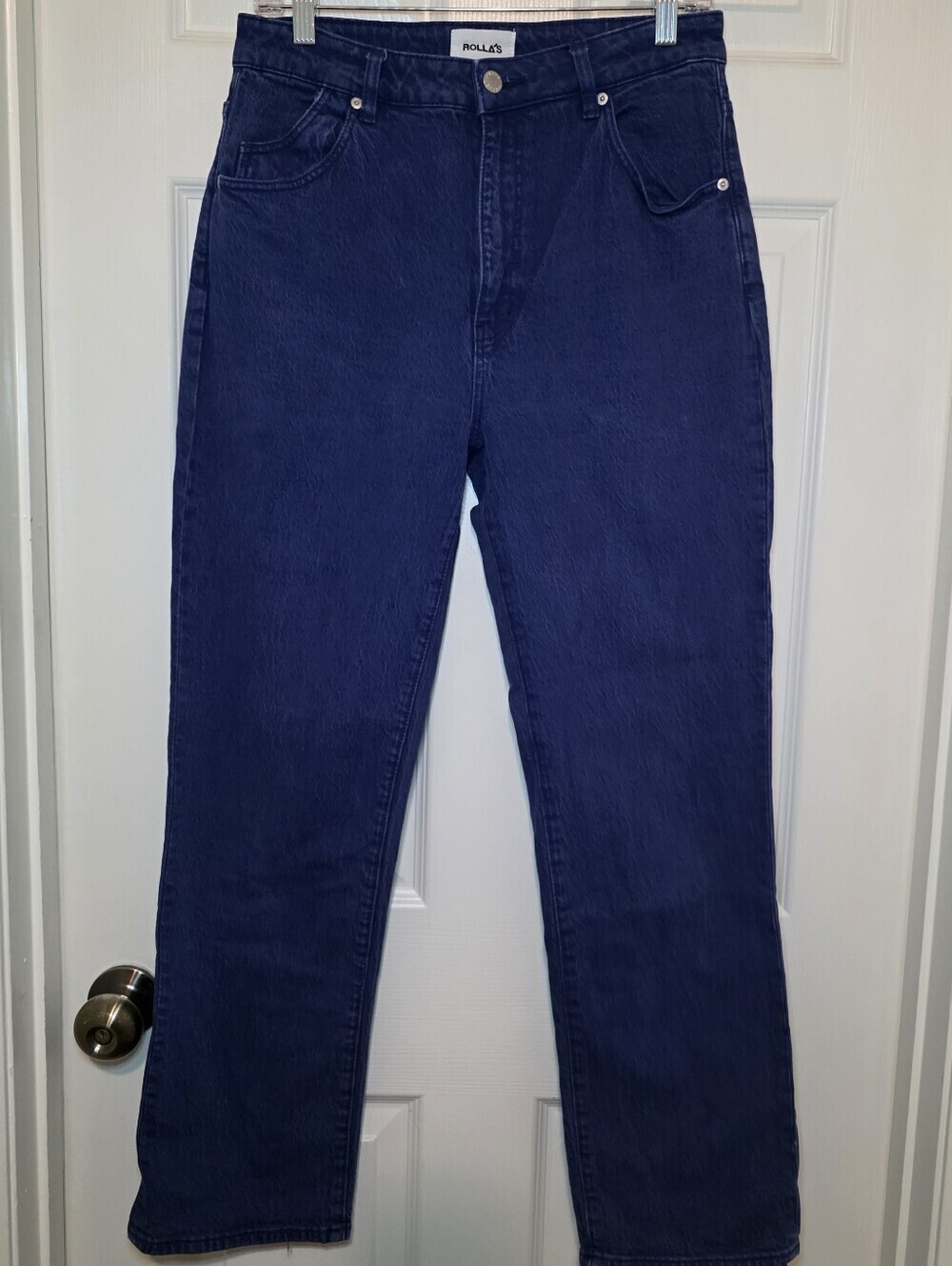 Rollas Original High Rise Straight Leg Denim Size 30 Blue